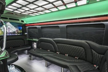 Davenport Sprinter Party Bus Interior