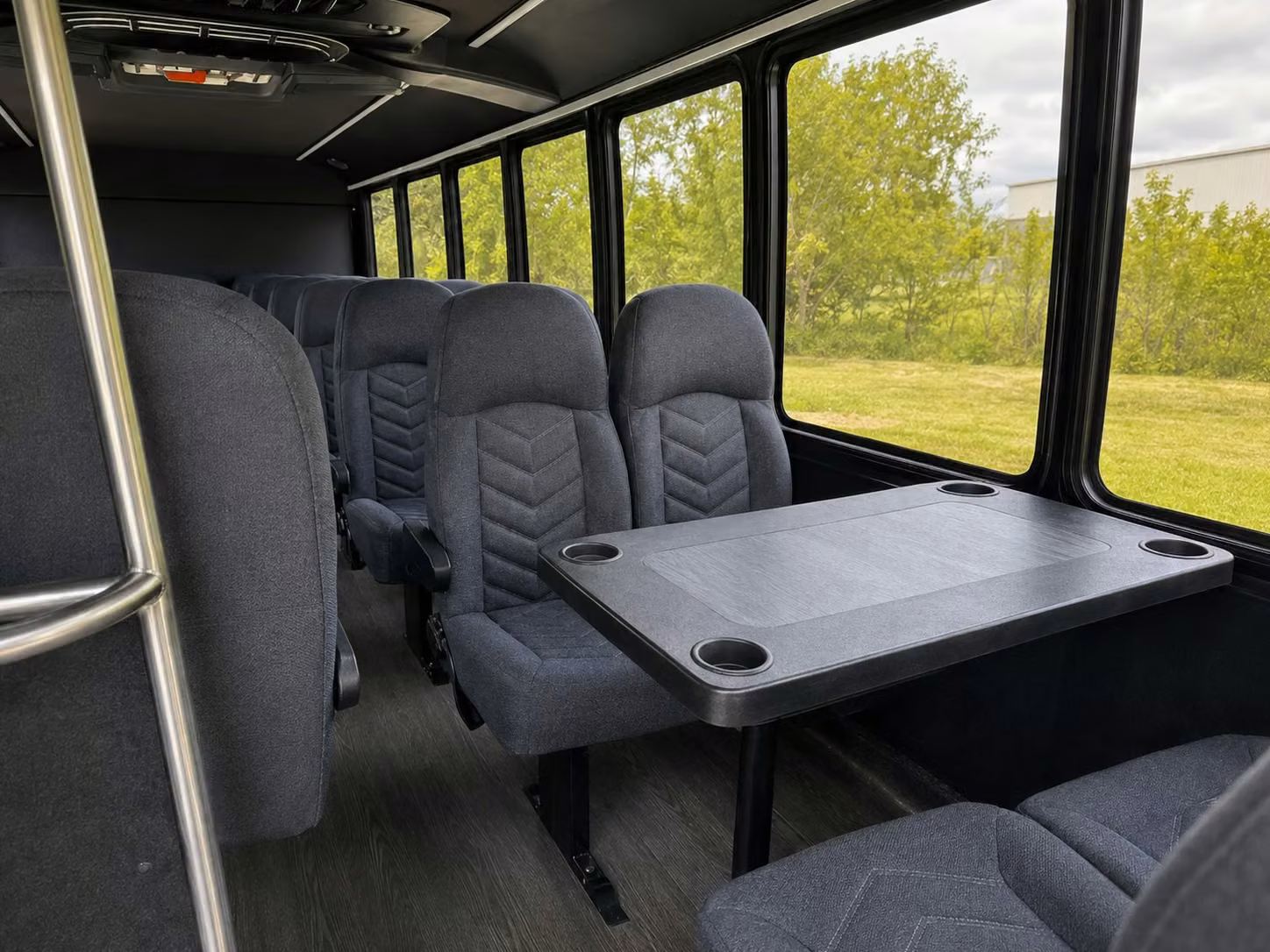15 passenger minibus interior