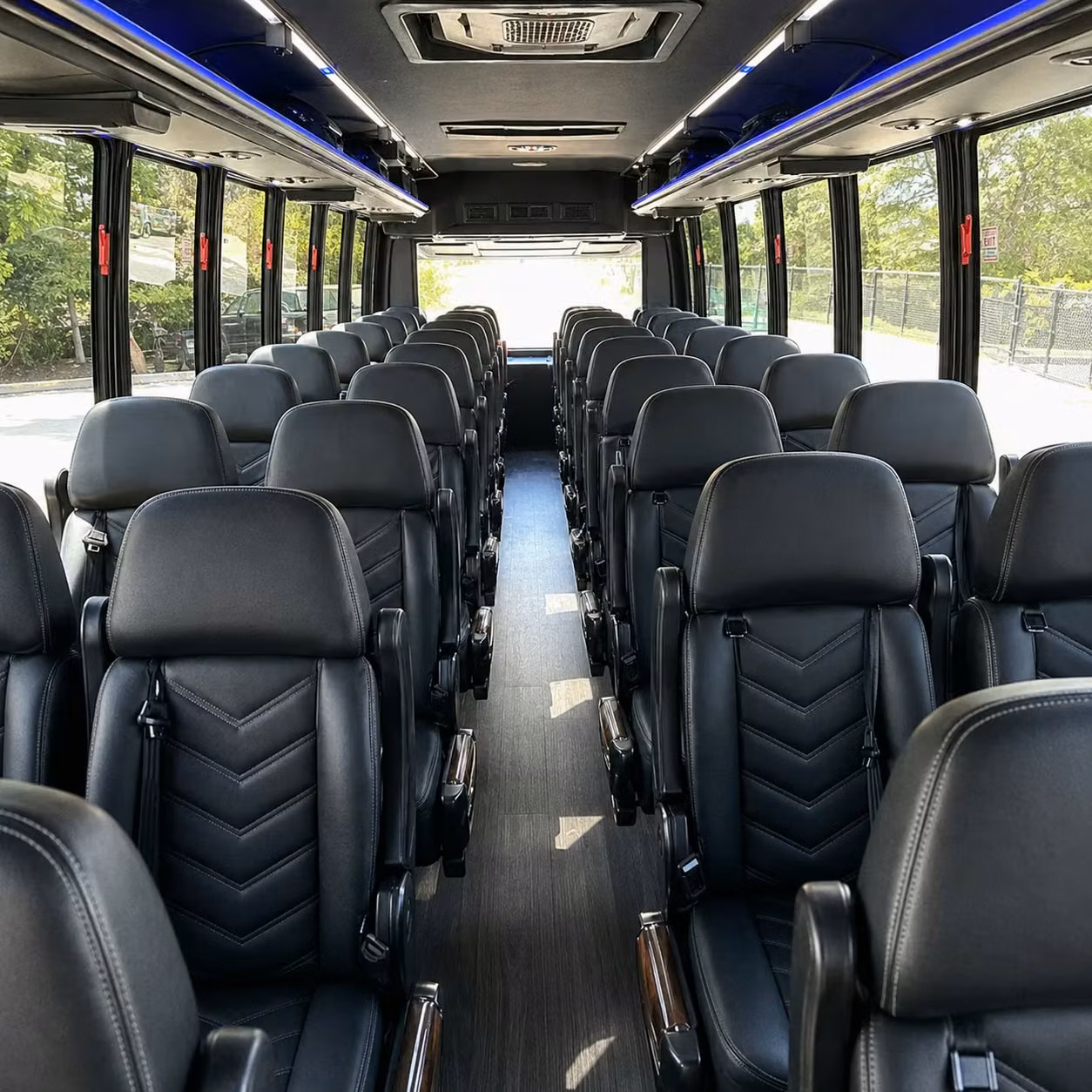 25 passenger minibus inside