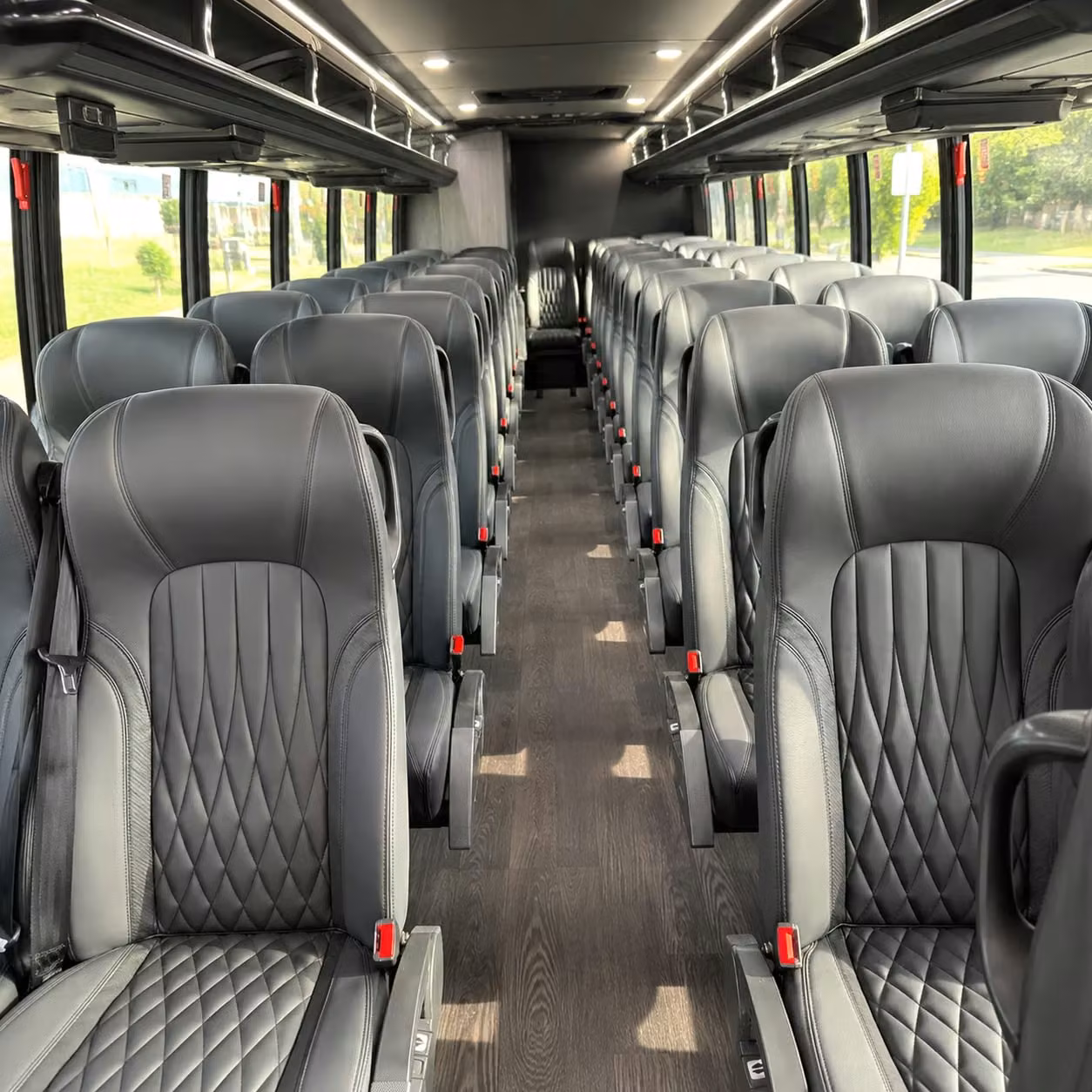 25 passenger minibus interior