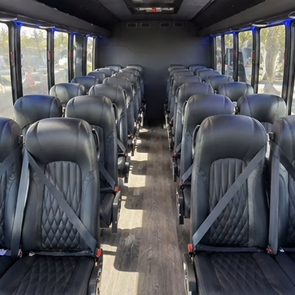 30 passenger minibus interior