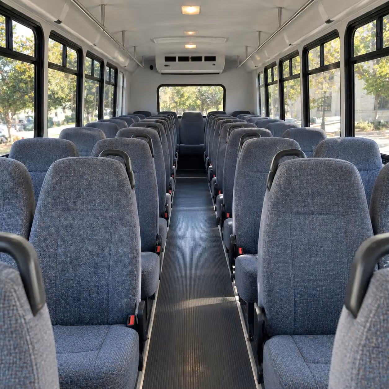 35 passenger minibus interior