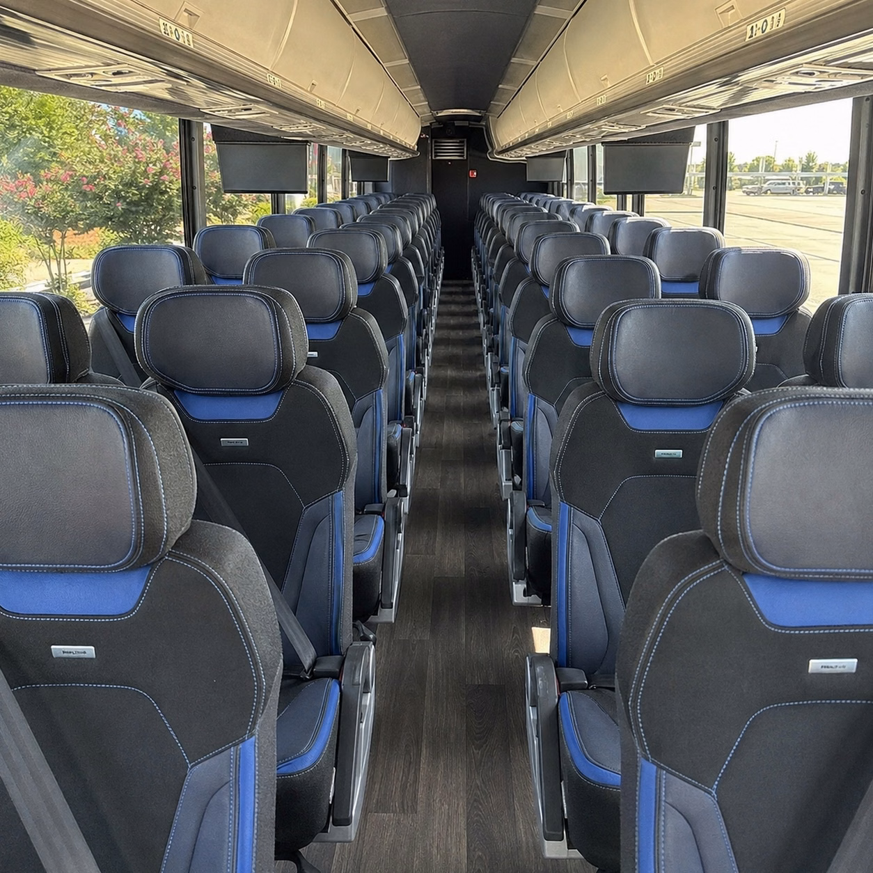 davenport charter bus interior